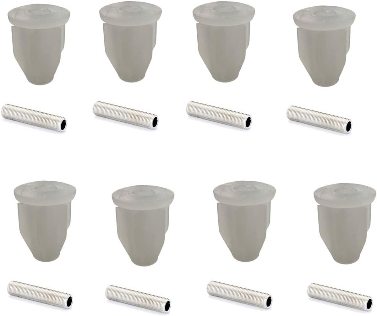 Bottle Adapter Set, 8 Pieces, Bottle Lamp Fittings, Complete with 30mm Thread Shaft - ShopVlot