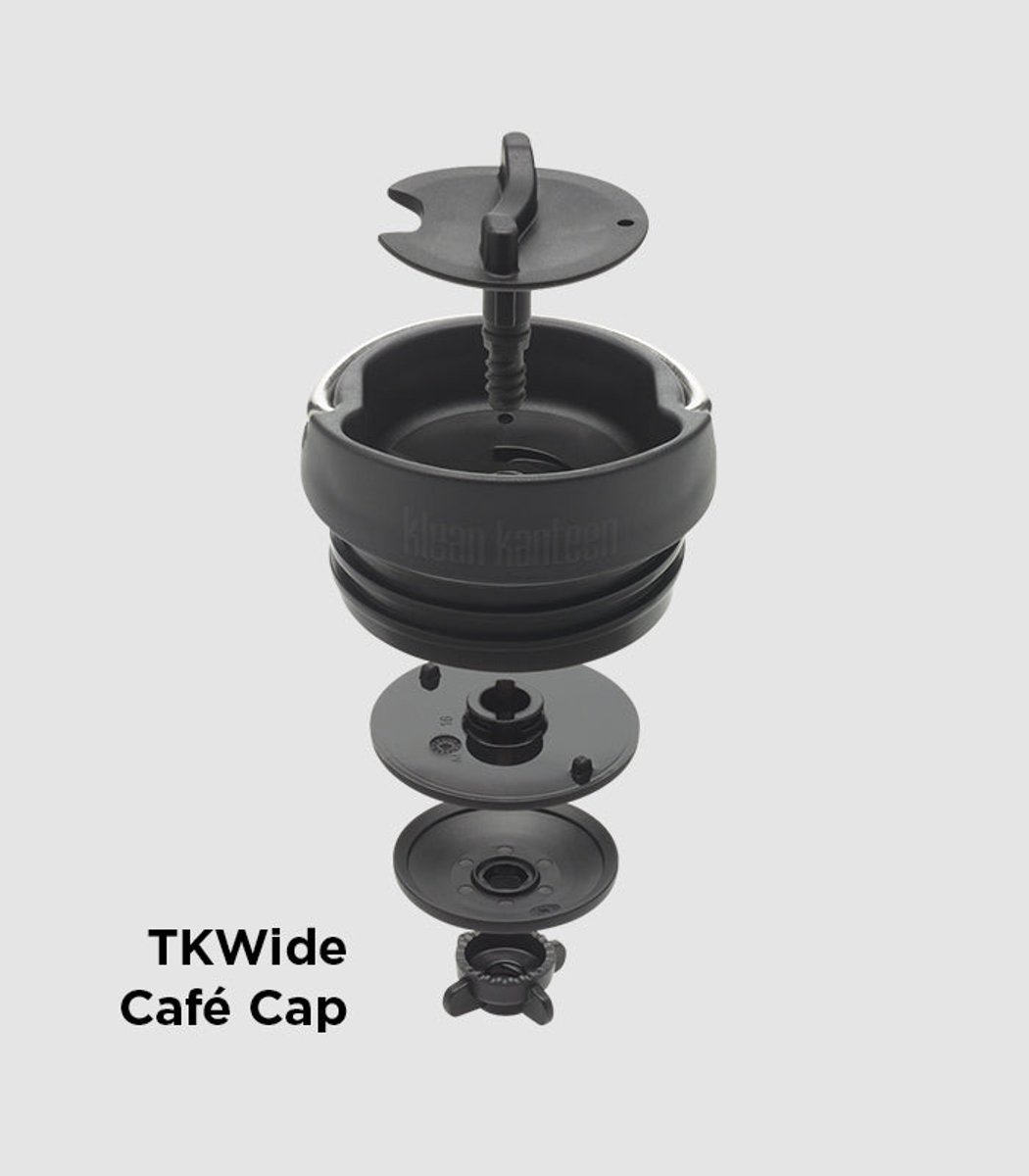 Klean Kanteen TKWide 592 ml - Café Cap Deep Surf- Geïsoleerde koffiebeker - Lekvrij – foto 2