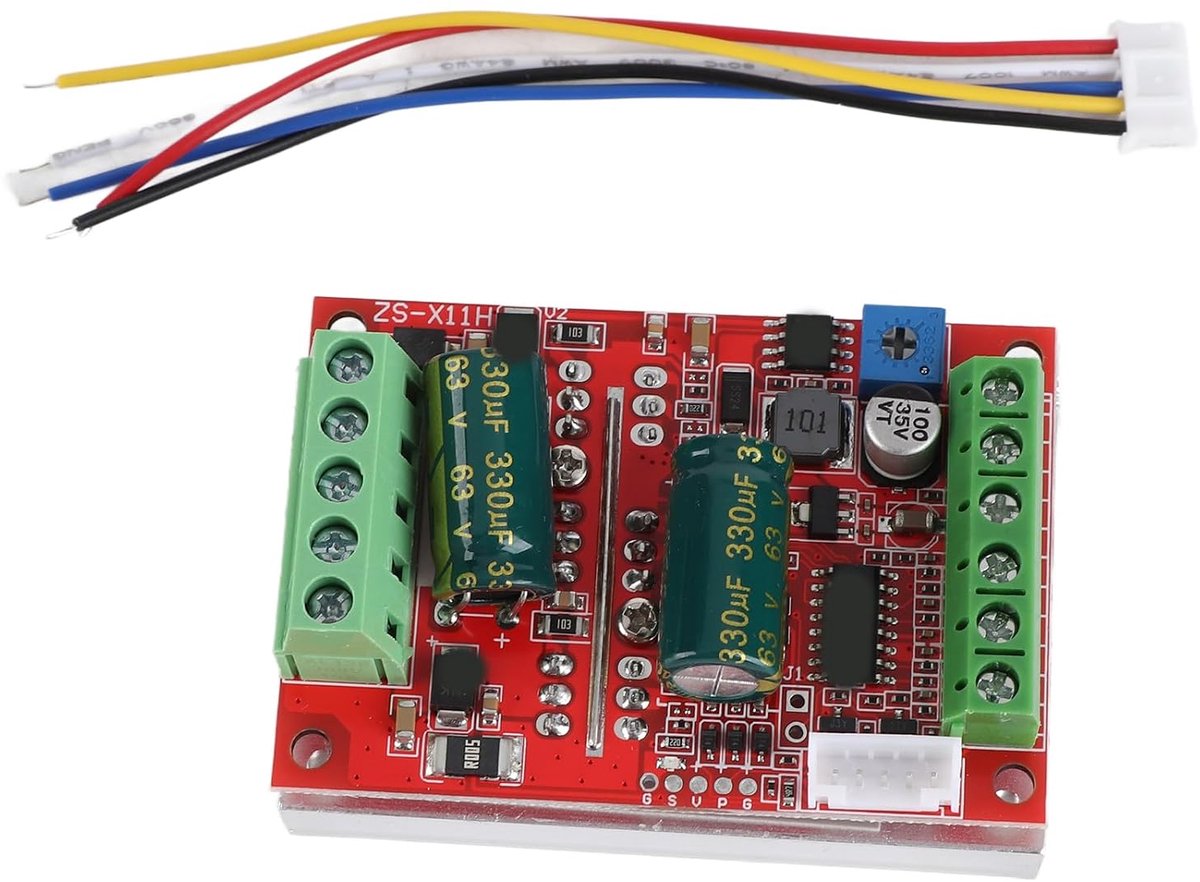 Brushless Electric Motor Controller , Wide Voltage 6 60V Forward and Reverse Function Standard Heat Sink Motor - ShopVlot