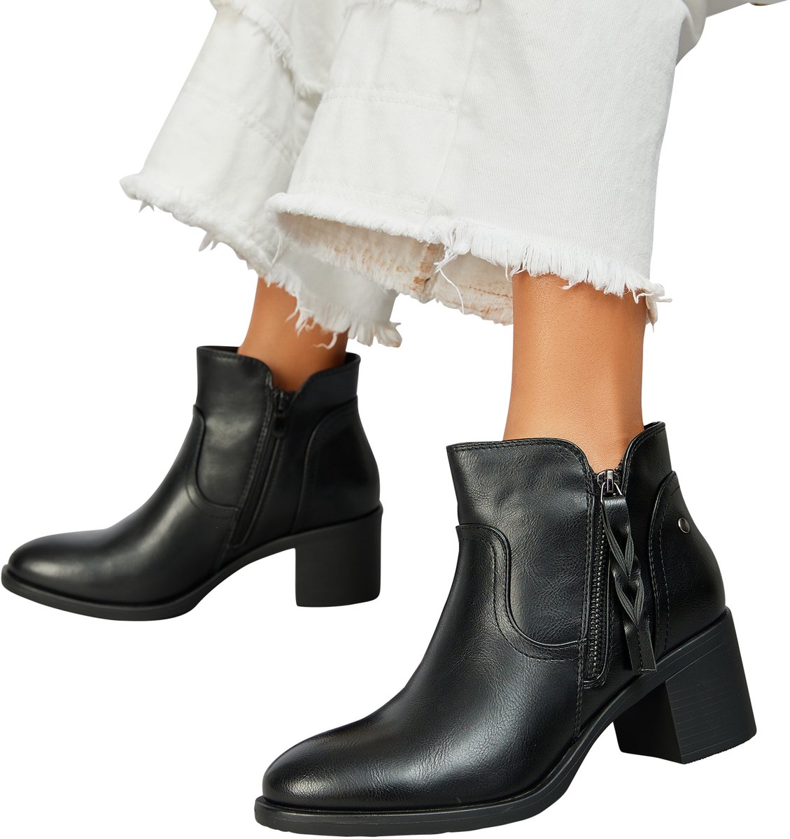 Bottines à Zip Super mode