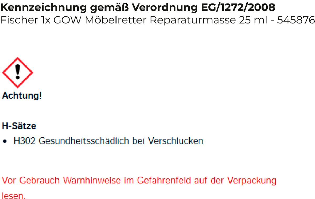 Fisc GOW Mšbelretter 25ml | 545876