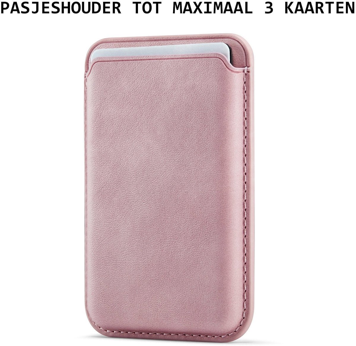 Solidenz hoes - Geschikt voor Samsung Galaxy S26 FE - 3 pasjes - Roze