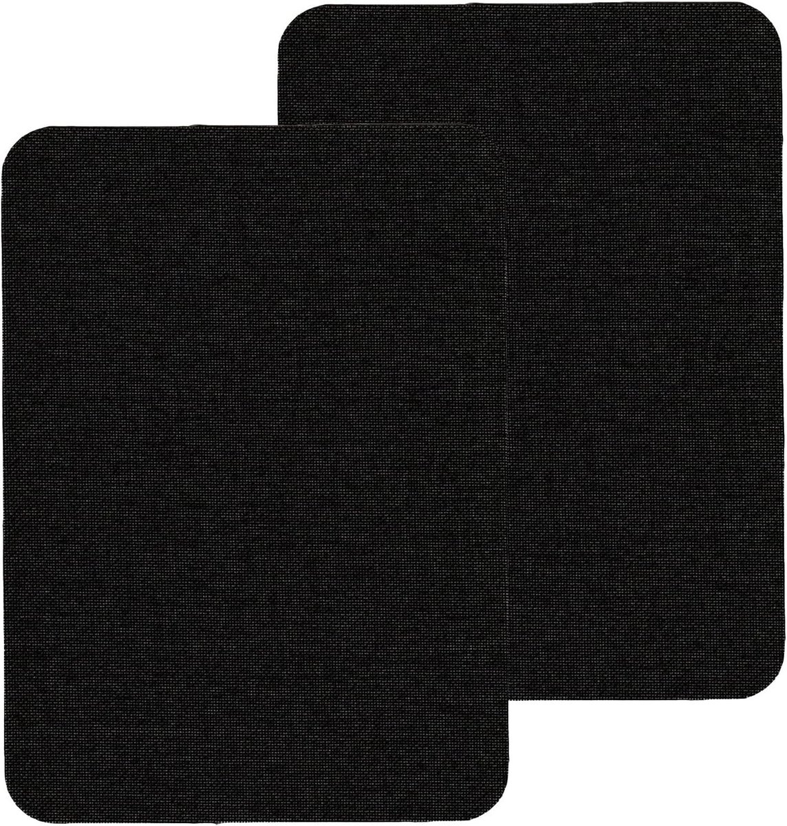 Reparatieset tentdoek - Zwart - 28 x 20 cm - Zelfklevende canvas reparatiepleisters - Voor stof en meubels