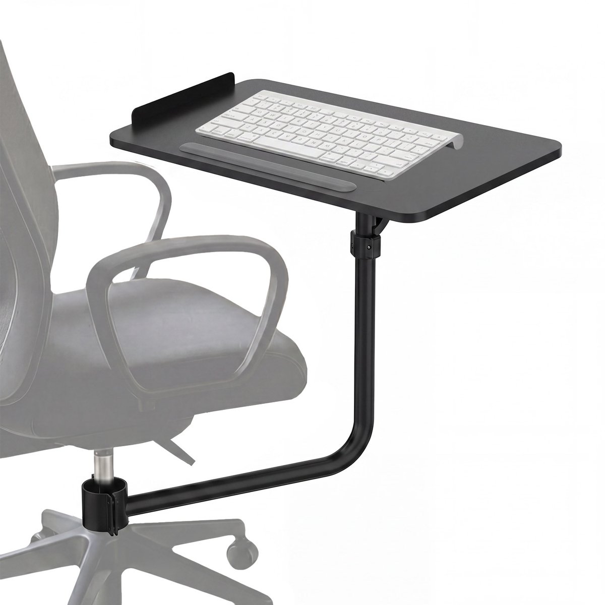 Maclean -Toetsenbord houder - plank voor montage aan een bureaustoel, max. 5 kg, MC-139