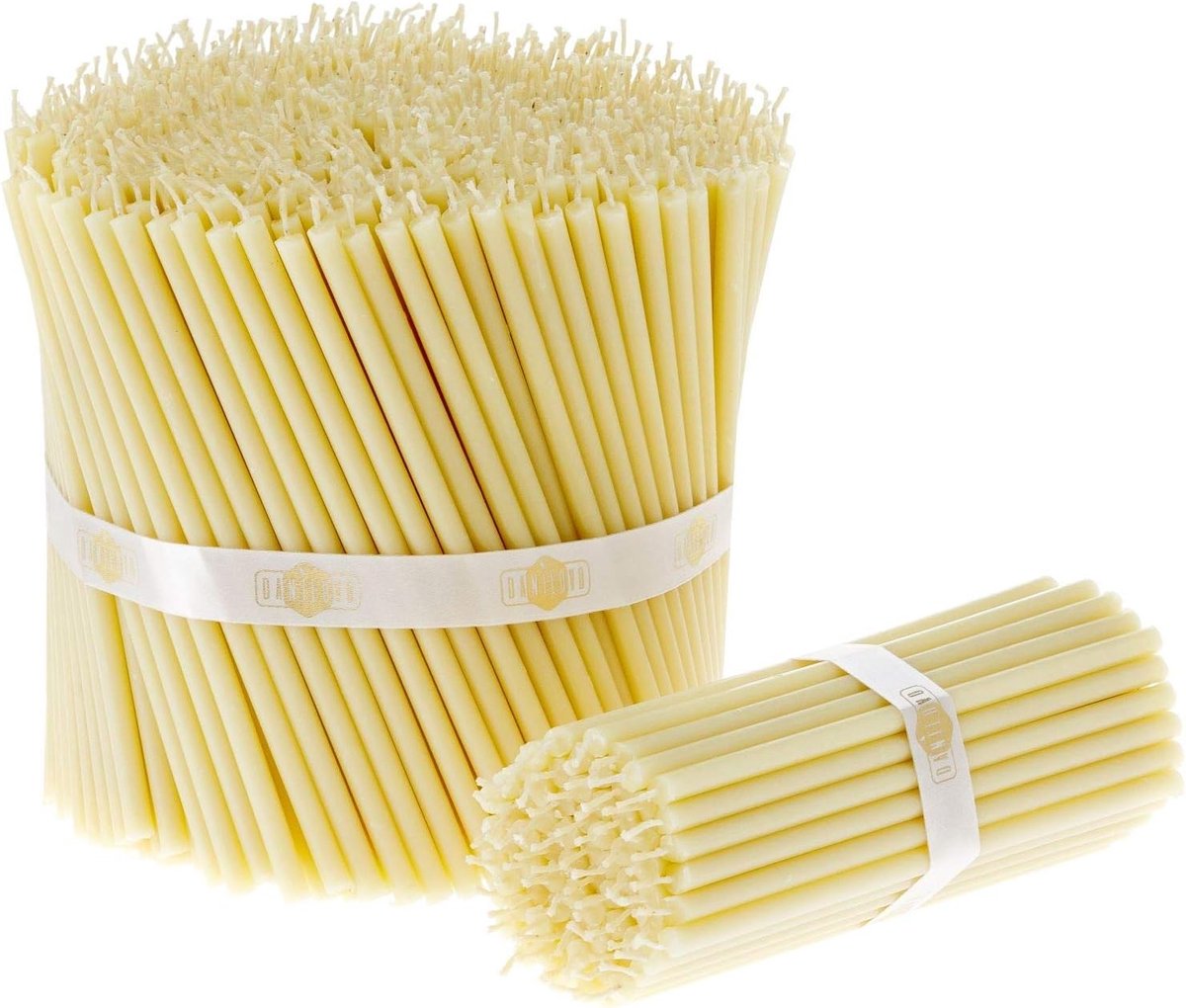 Danilovo Beeswax Candles, White, Orthodox Candles for Prayer, Rituals, Table Decoration, Wedding, Non-Toxic - ShopVlot
