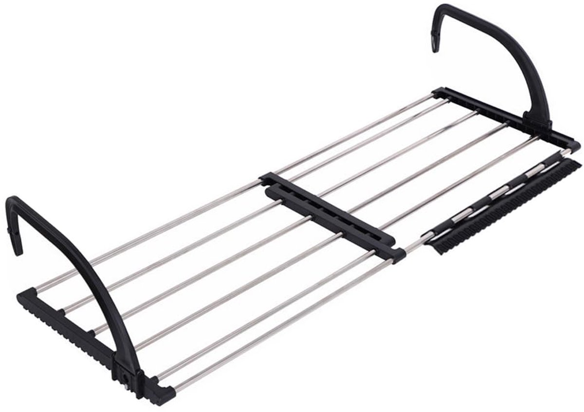 Famanu – Opvouwbaar hangend droogrek in grijs, ruimtebesparend voor het ophangen van kleding, handdoeken en sokken (59x38 cm