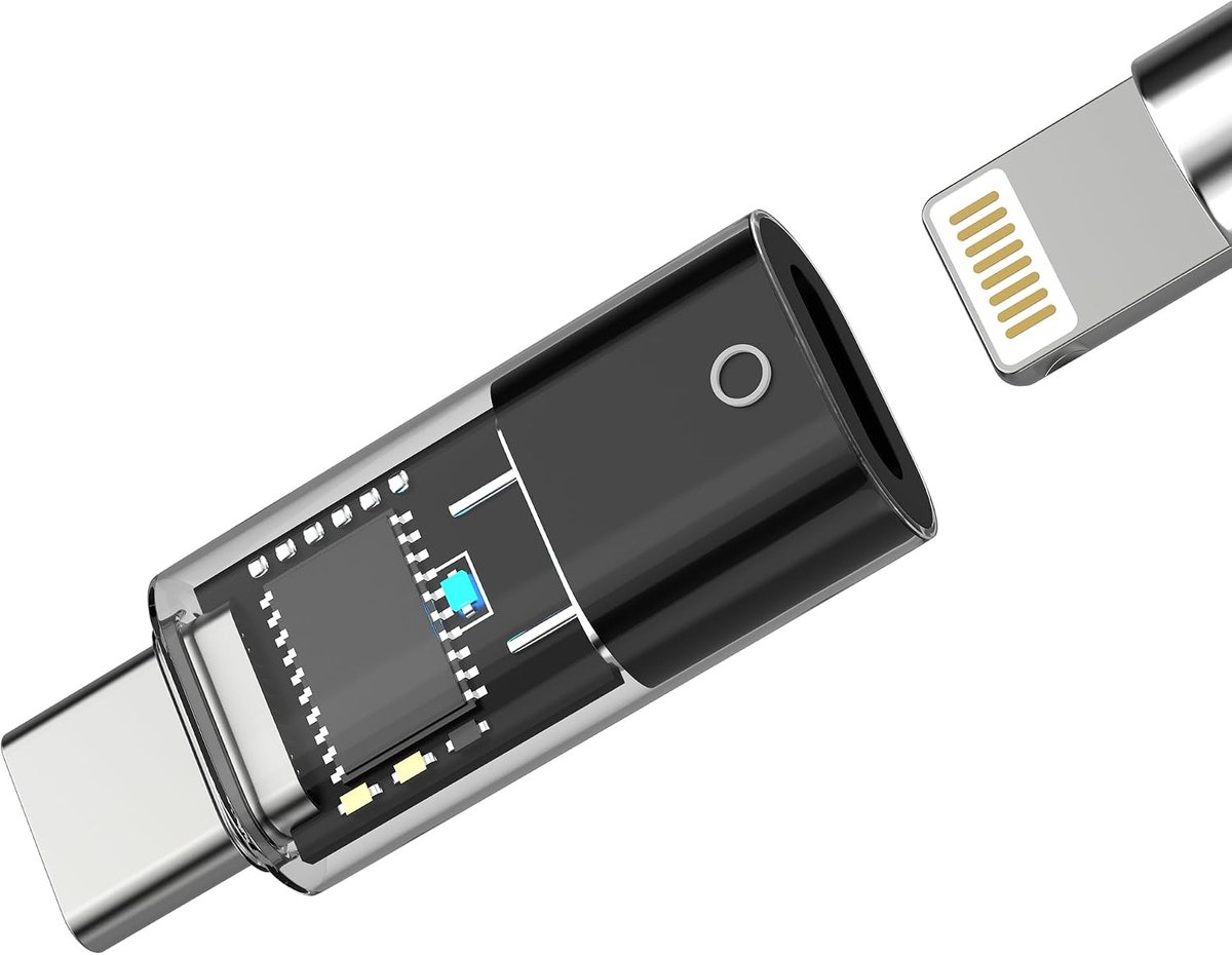 Lightning-naar-USB-C-adapter voor Apple Pencil 1e generatie, oplader voor iPad 10e generatie, vrouwelijke kabel - ShopVlot