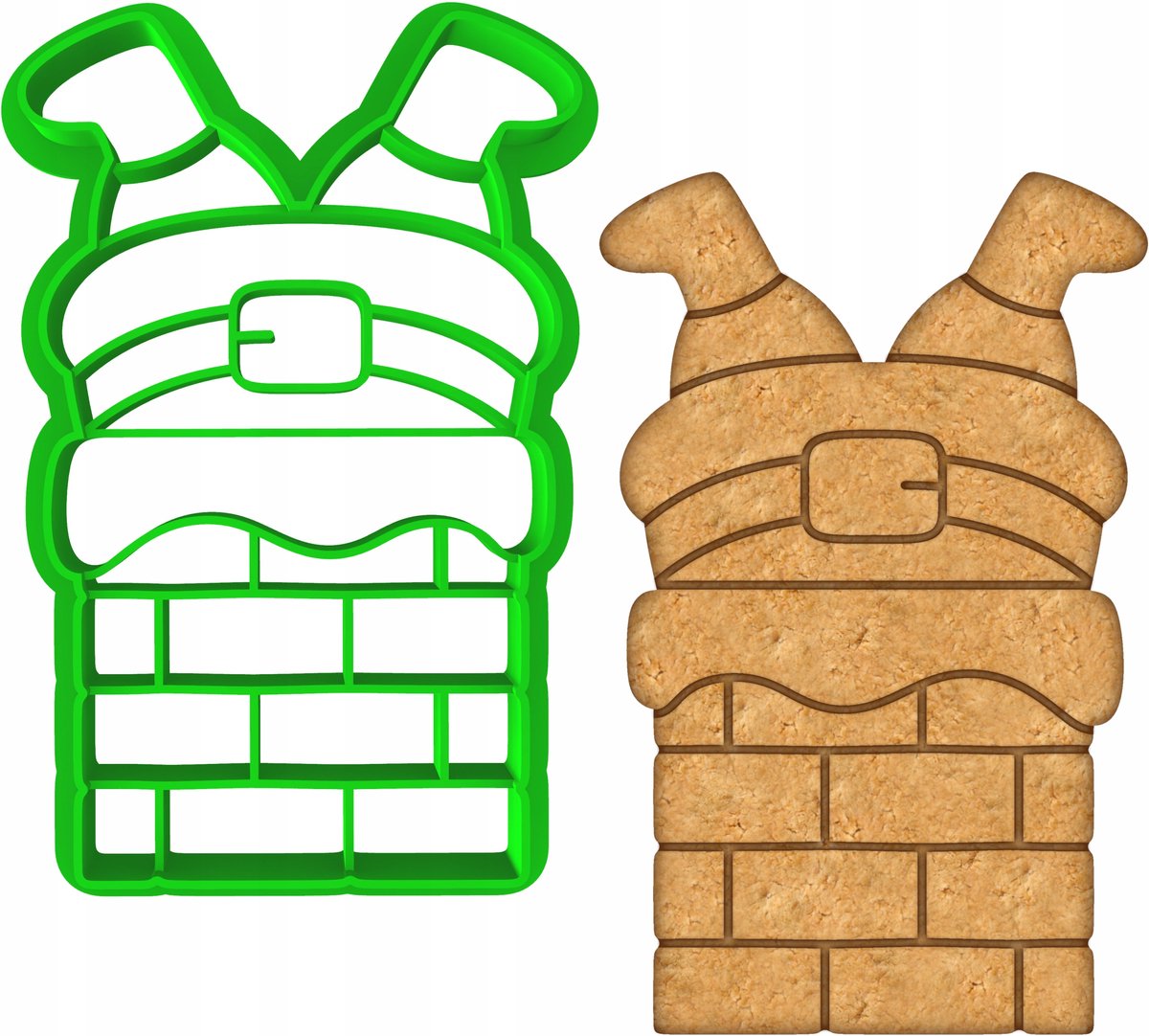 Kerst Koekjesvorm Sinterklaas 8cm - Bakvorm voor Koekjes en Pepernoten