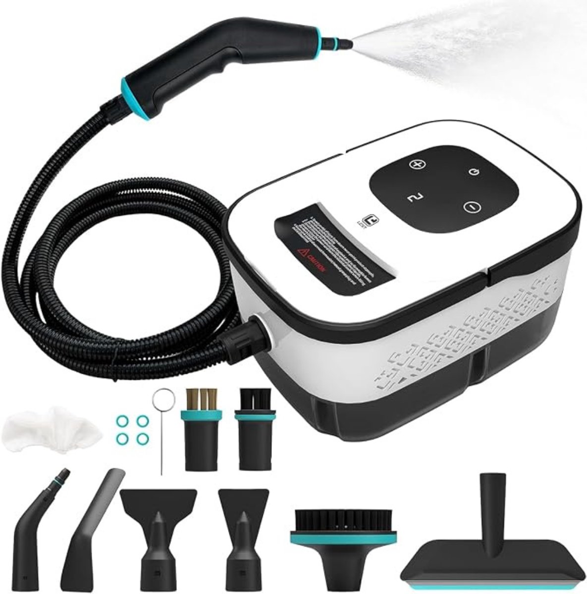 Thuys - Stoomreiniger Handheld – 2500 W – 3 Bar – 105 °C – 1250 ml Watertank – 6 Stoomstanden – 10 Accessoires – Voor Huis & Auto