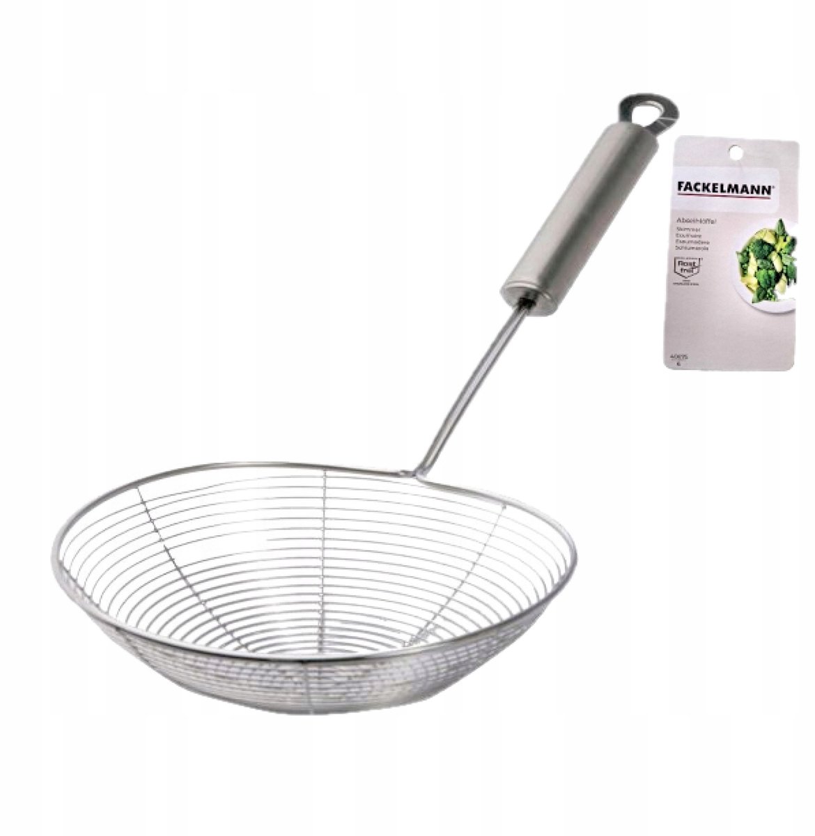 Grote RVS Schuimspaan 16cm - Ideaal voor Pasta, Pierogi & Meer