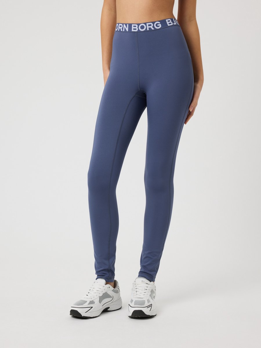 Björn Borg Sportlegging Kinderen Tight Meisjes - Nightshadow Blauw - Gerecycled Polyester - Maat 170