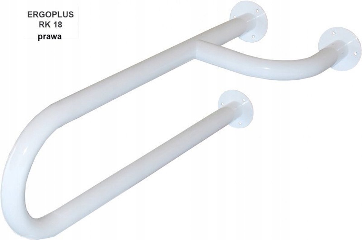 Ergoplus Wandgreep 60cm Rechts voor Wastafel - Wit