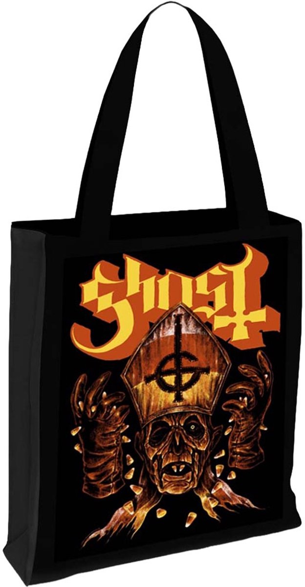 Rocksax Ghost - Candy Corn Schoudertas/Shopper - Zwart