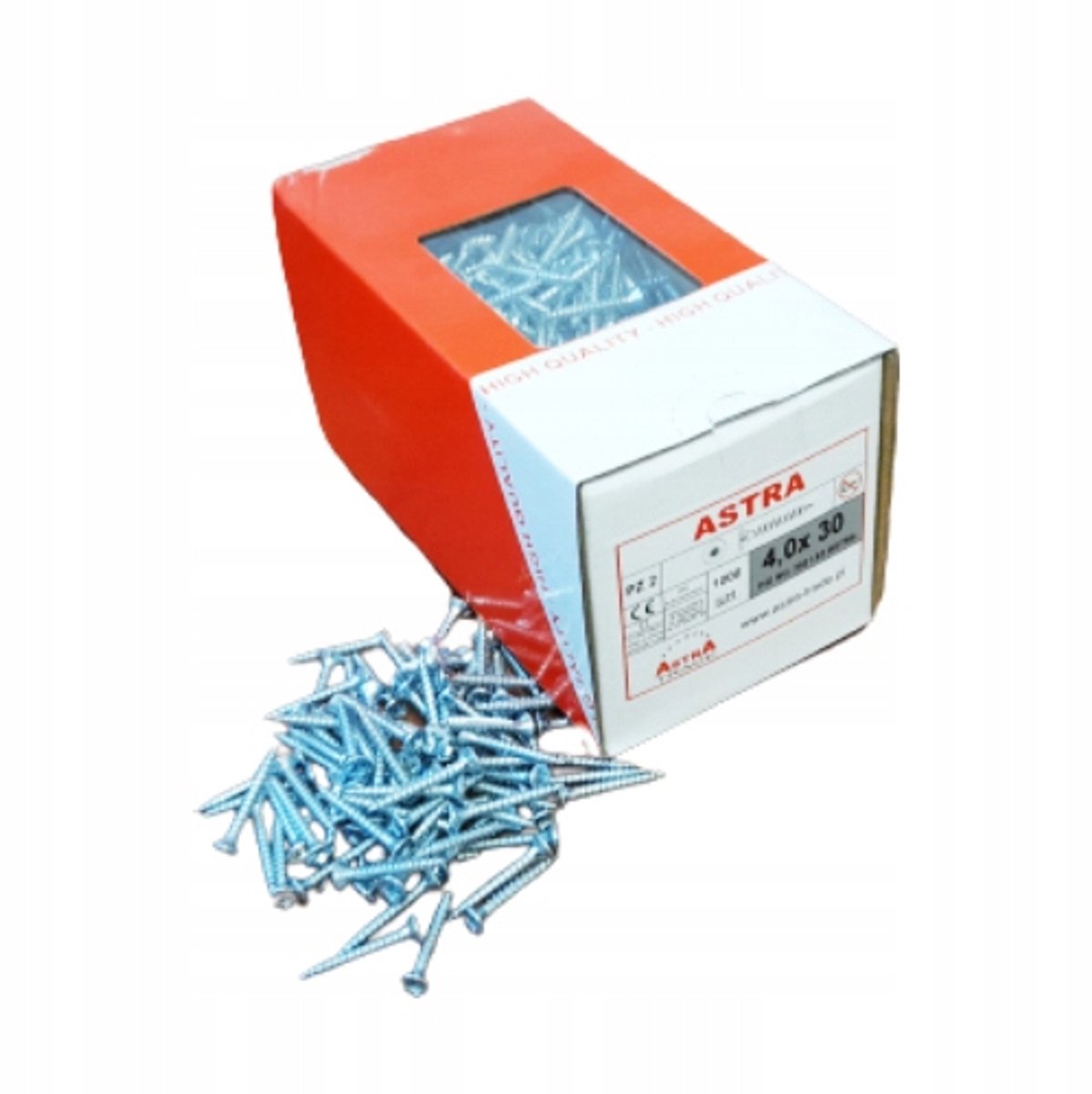 Astra Meubelschroeven 4x30mm Verzinkt - 1000 Stuks