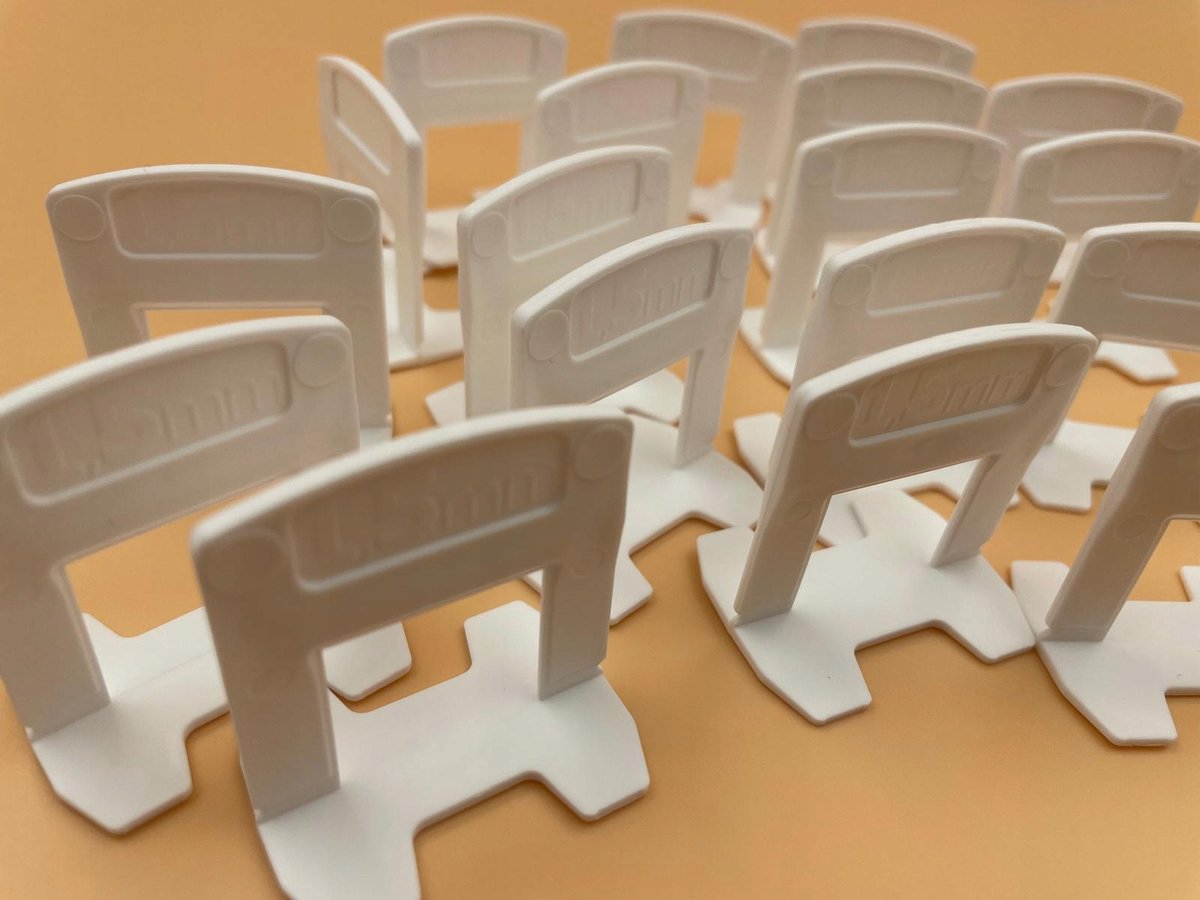400x Tegelnivelleersysteem Clips 1.5mm - Precisie & Snelheid