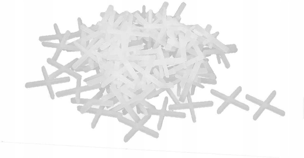 500x Tegelafstandringkruisjes 1,5mm - Perfecte Tegelplaatsing