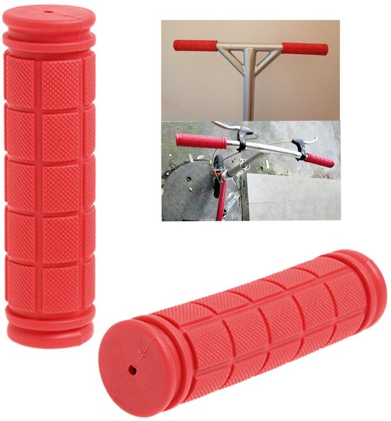 Fietsgrips antislip zacht rubber voor fiets/MTB/BMX (2 paar) — afbeelding 4