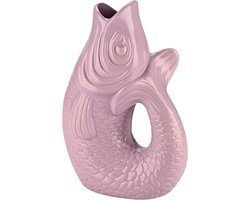 Giftcompany - Vase, carafe - Monsieur Carafon - fish - earthenware - color: lavender - (WxDxH): 21 x 12 x 31 cm - ShopVlot
