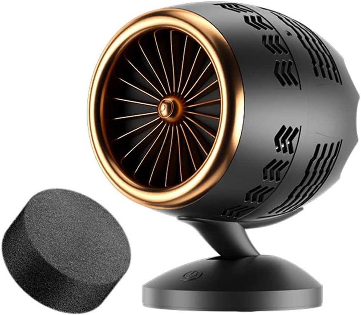 KZQ Draagbare desktop afzuigkap met verstelbare hoogte en hoek - Geluidsarm voor indoor BBQ en hotpot - Geschikt voor studio's en kamperen - Zwart