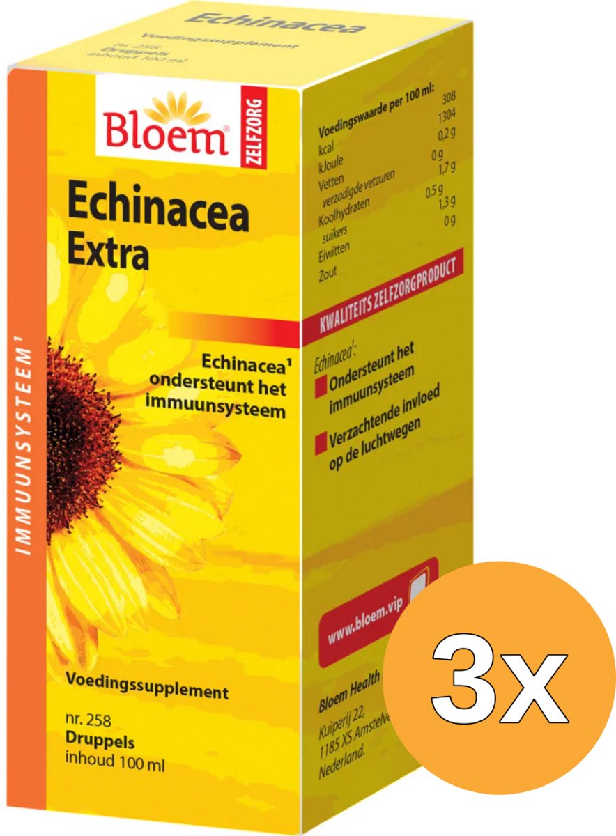 3x Bloem Echinacea (100 ml)