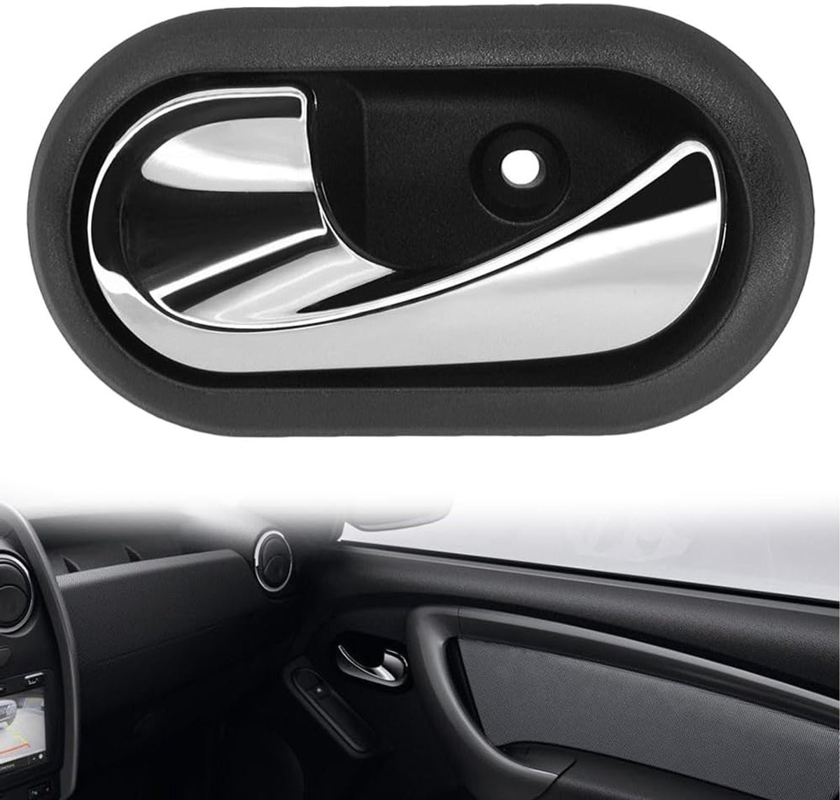 Auto Binnenhandgrepen Dacia Logan Duster Dokker Lodgy Sandero - Hoogwaardige ABS - Comfortabele grip - ShopVlot
