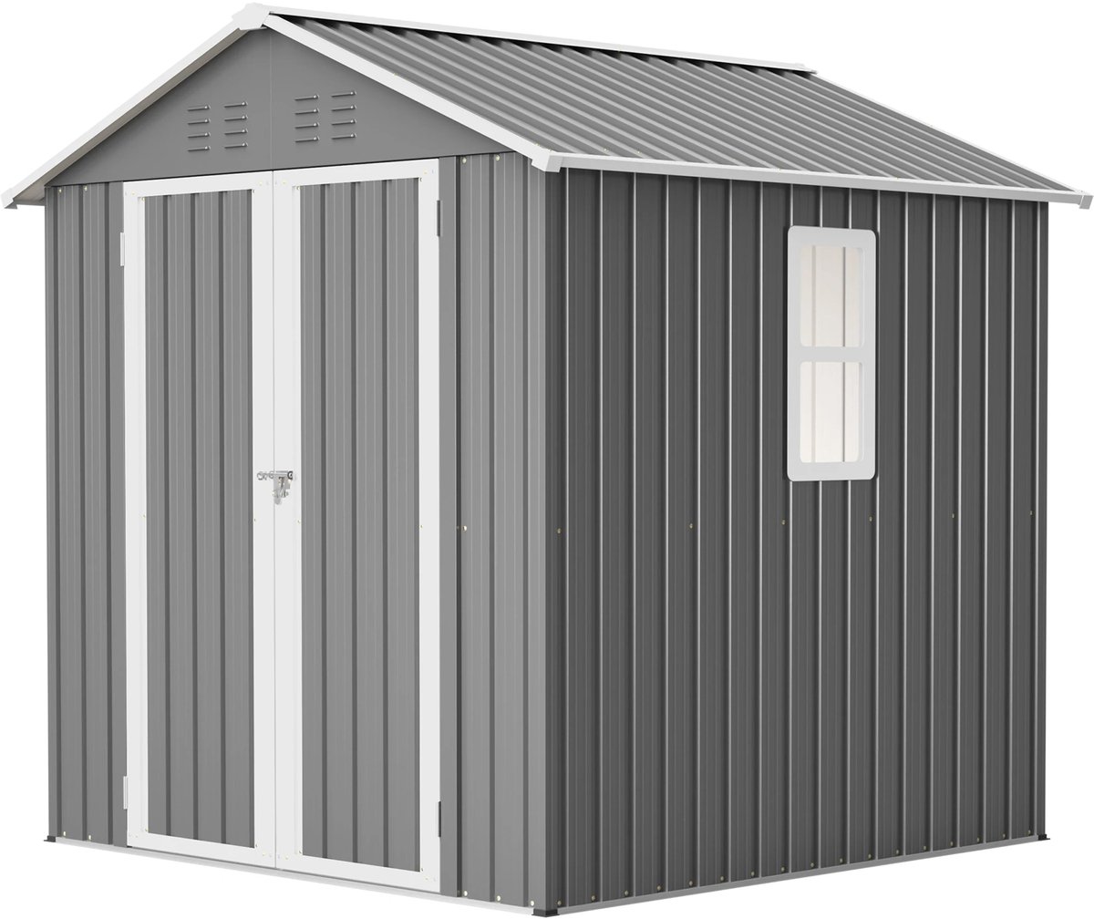 Billie & Loïs tuinhuis - Opbergschuur - Verhoogde vloerconstructie - Geïntegreerde ventilatieopeningen - Zadeldak - Weerbestendig