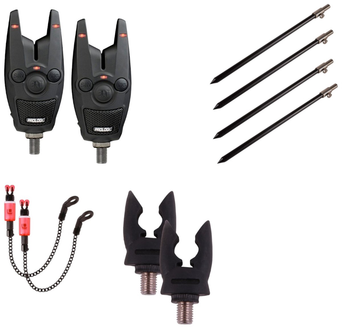 Prologic Bat Bite Alarm Set - 2 Rods - Karper Set