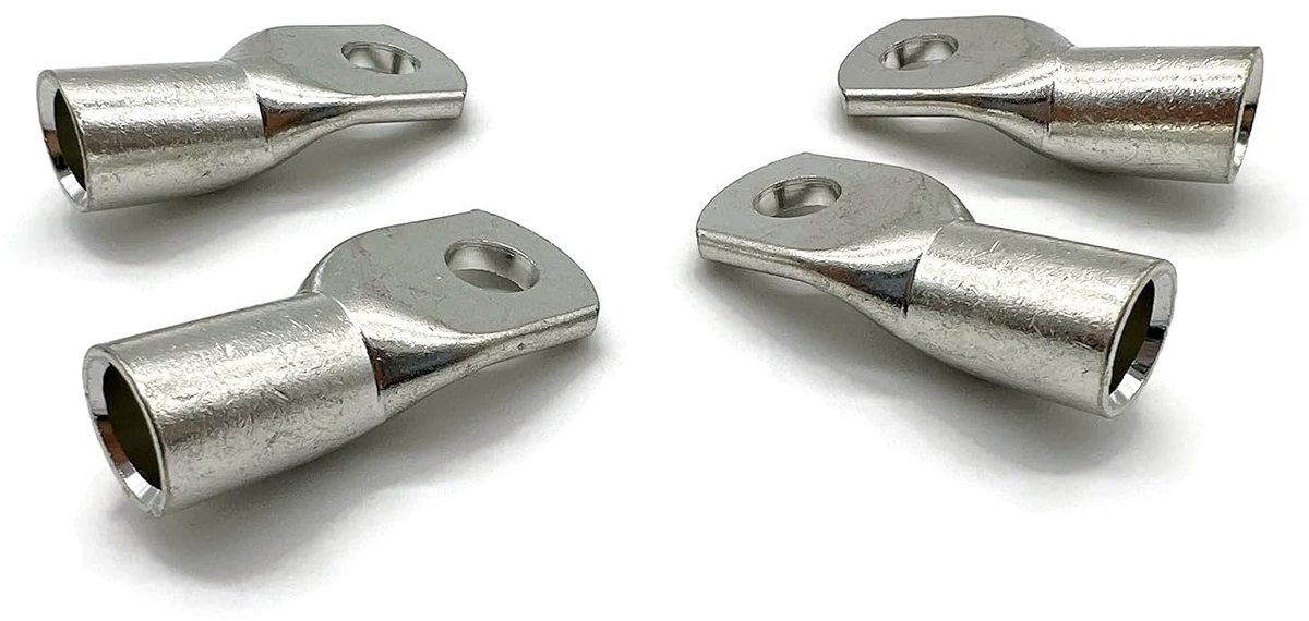 Kabelschoen 70mm² M10 - 4x voor accukabel - optimale elektrische verbinding - geschikt voor diverse toepassingen - ShopVlot