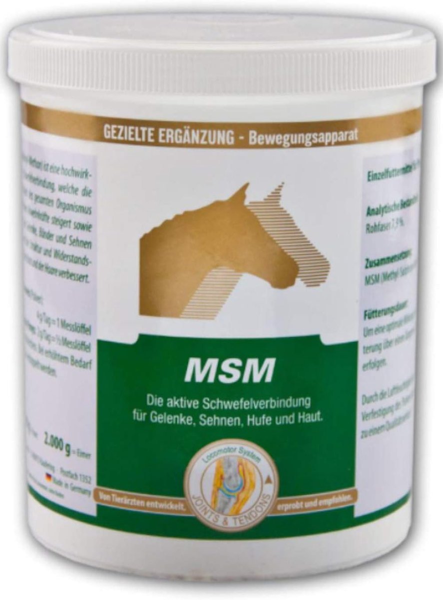 MSM 800 g - actieve zwavelverbinding - versterkt gewrichten en pezen - ondersteunt huid, haar en hoorn - ShopVlot