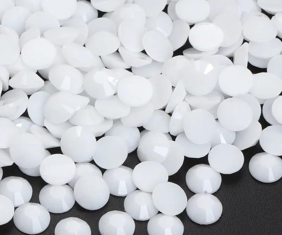 Strass-steentjes 6 mm - transparant - ronde kristallen - ideaal voor nageldecoratie - ShopVlot