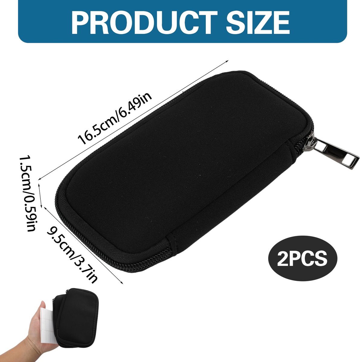 Opbergtas 2 stuks - USB-tas voor gestructureerde opslag - Veilig en georganiseerd - ShopVlot