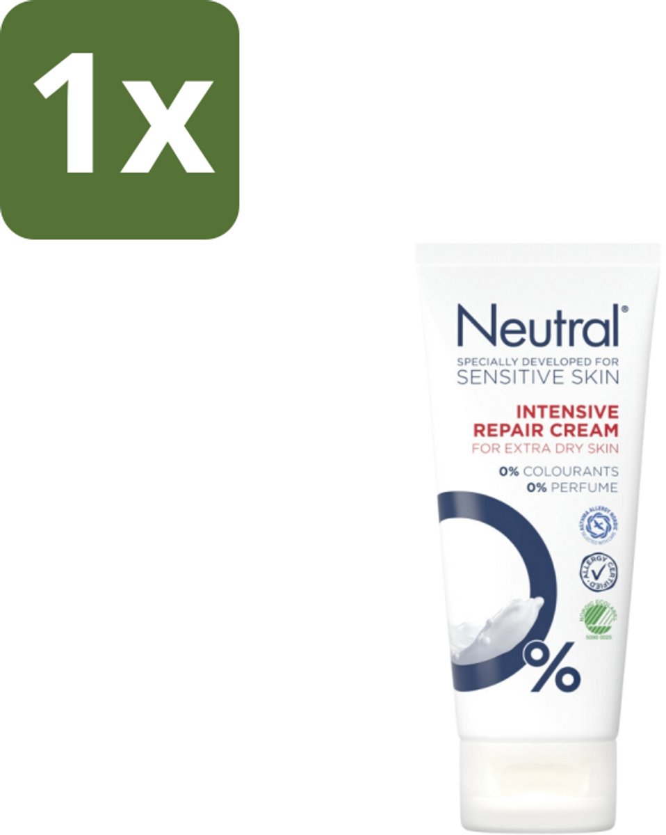 1 x Neutral - Bodycrème - Intensive Repair Cream - Gevoelige huid - 100 ml - Huidverzorging - Gevoelige Huid - Droge Huid - Bodycrème - Intensieve Herstelcrème