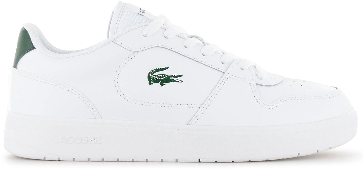 Lacoste Court Ace 225 - Heren Sneakers Schoenen Wit 750SMA00701R5 , Maat: EU 46.5 UK 11.5
