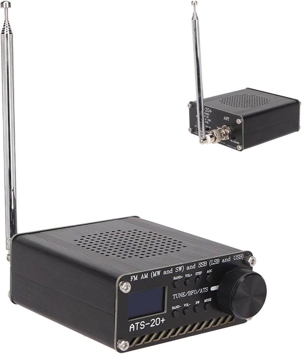 Digitale Radio Ontvanger - Hoge Gevoeligheid - Wereldband FM AM LW SW SSB - Professioneel voor Thuis en Keuken - ShopVlot