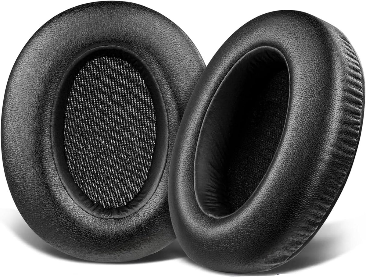 Over-Ear Headphones Replacement Ear Pads - Premium Protein Leather Memory Foam, Noise Isolating Fit (Compatible with - ShopVlot