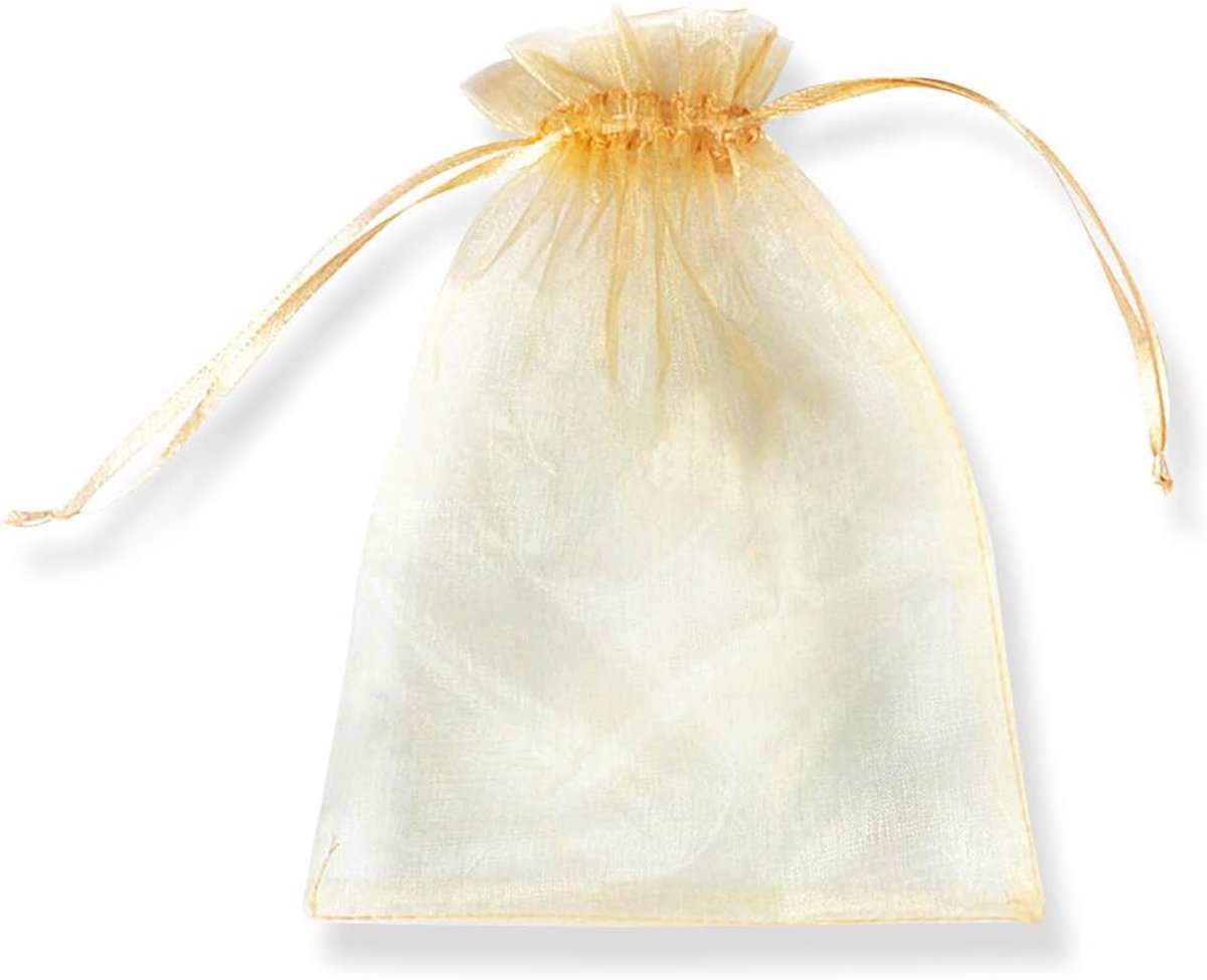 PLECUPE 100pcs Organza Bags Organza Pouches 20x30cm with Drawstring Wedding Pouch Jewelry Bag Drawstring Organza Bags - ShopVlot