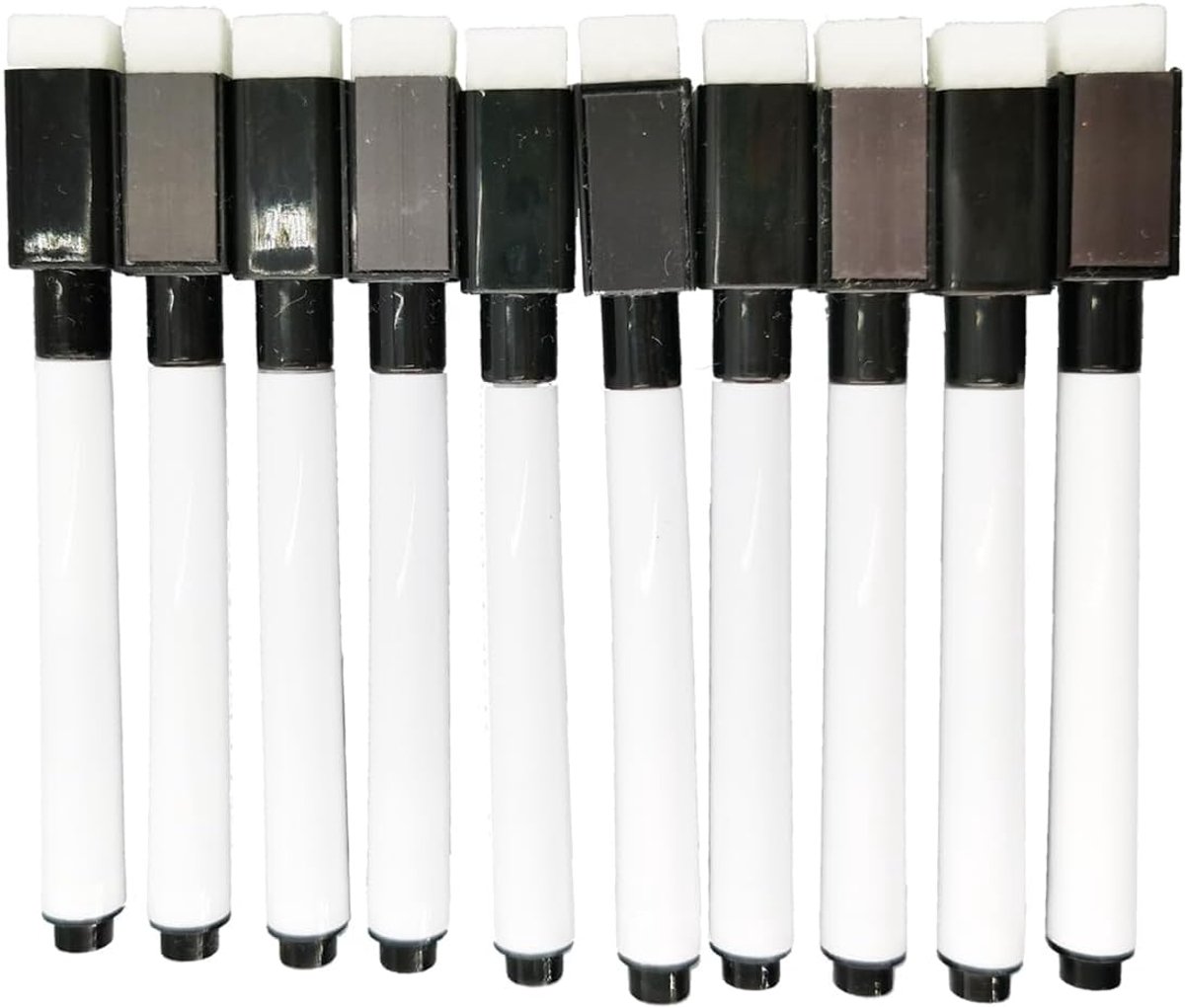 Kleine magnetische whiteboardpennen - uitwisbare stiften - ideaal voor school en kantoor - ShopVlot