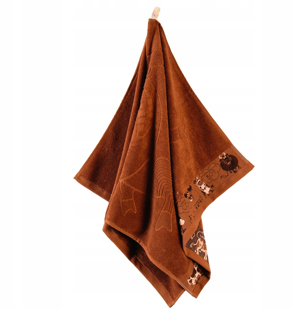 Kinderhanddoek 50x70 cm - Zacht en absorberend met dierenprint