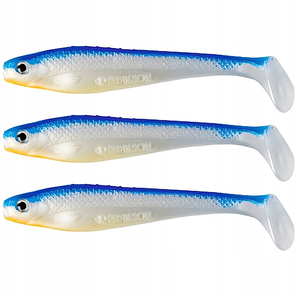 Robinson Longinus Blueback 12cm 15g - Set van 3 Rubberen Kunstaas Vissen