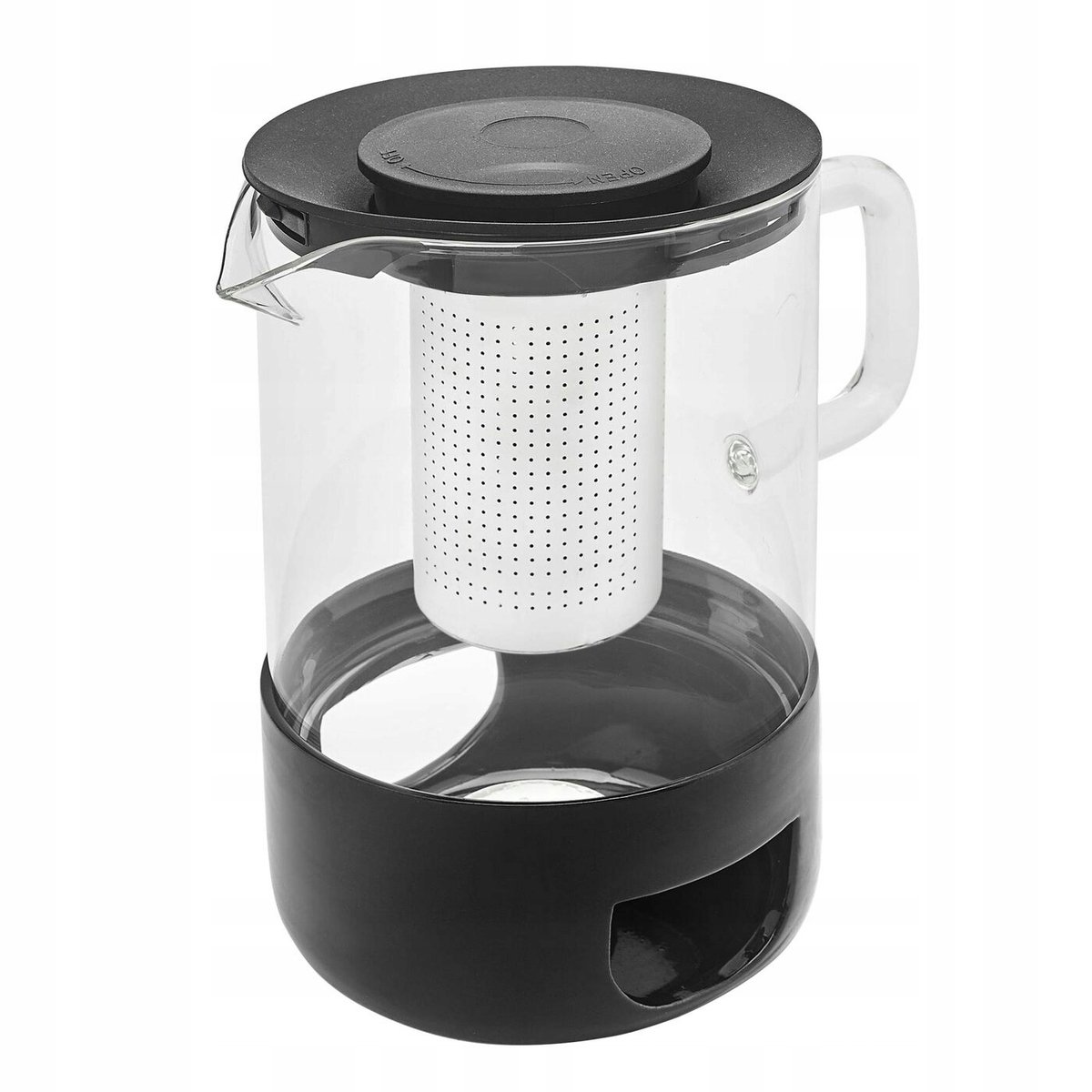 Konigoffer Bonito theepot met warmer 1L - Borosilicaatglas