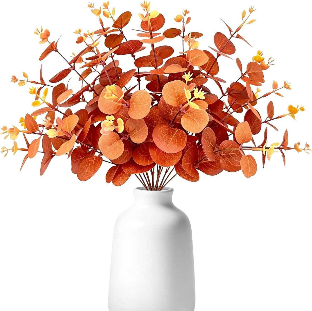 Eucalyptus takken 32 cm - kunstbloemen - 30 stuks - ideale herfstdecoratie - ShopVlot