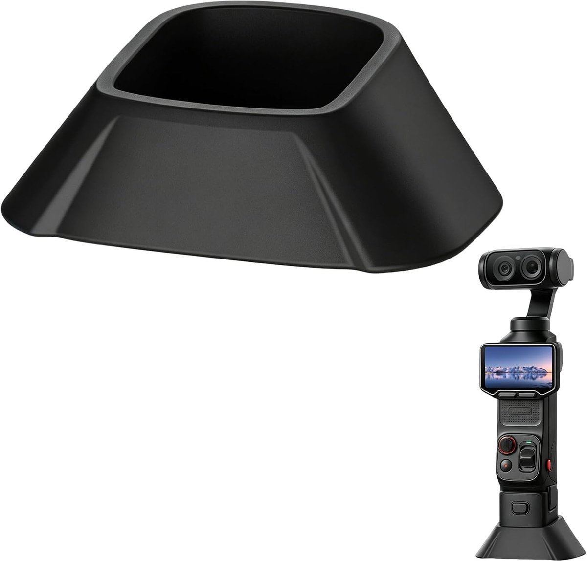 Anti-slip montagebasis - siliconen - zacht materiaal - sterke grip voor Insta 360 Luna Ultra - ShopVlot