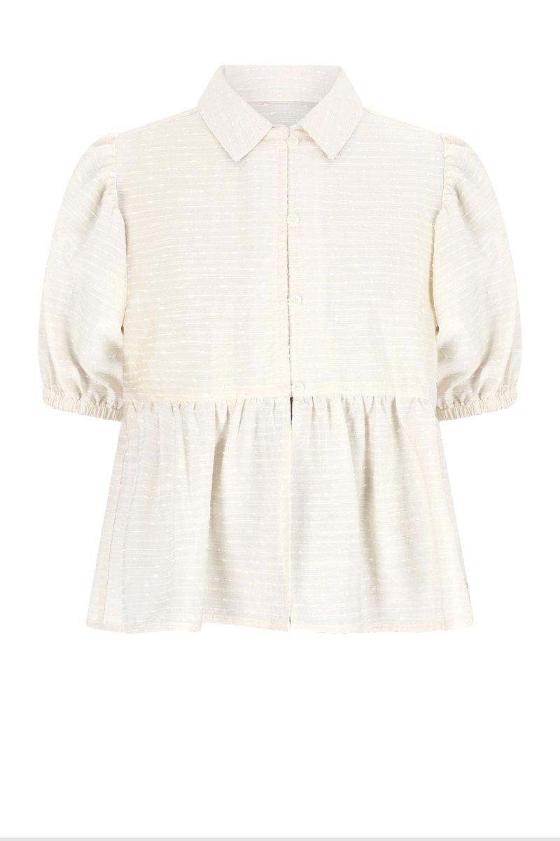 NoBell' - Tiggs Blouse - Pearled Ivory - Maat 170-176