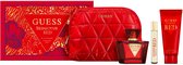 GUESS GIFTSET SEDUCTIVE RED FOR WOMEN EDT 75ML + BL 100ML + TS 15ML + POUCH