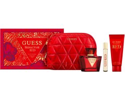 GUESS GIFTSET SEDUCTIVE RED FOR WOMEN EDT 75ML + BL 100ML + TS 15ML + POUCH