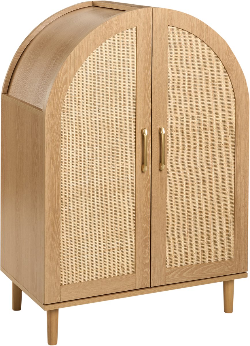 BICHENO - Schoenenkast - Lichtbruin - MDF