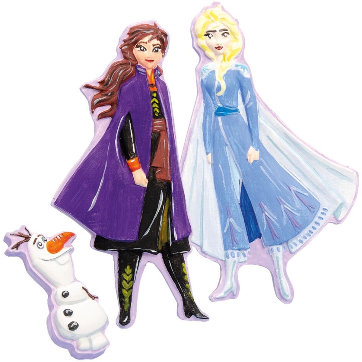 Disney Frozen 2-in-1 Knutselkoffer - 4 armbandjes met 300+ kralen - Gipsfiguren gieten en schilderen - Speelgoed Kinderen - Knutselen - Voor meisjes en jongens - Vanaf 5 jaar - Totum — afbeelding 9