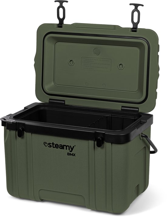 Steamy BMX 26 - Koelbox voor op de Bouw - 26 Liter - Frigobox - Groen