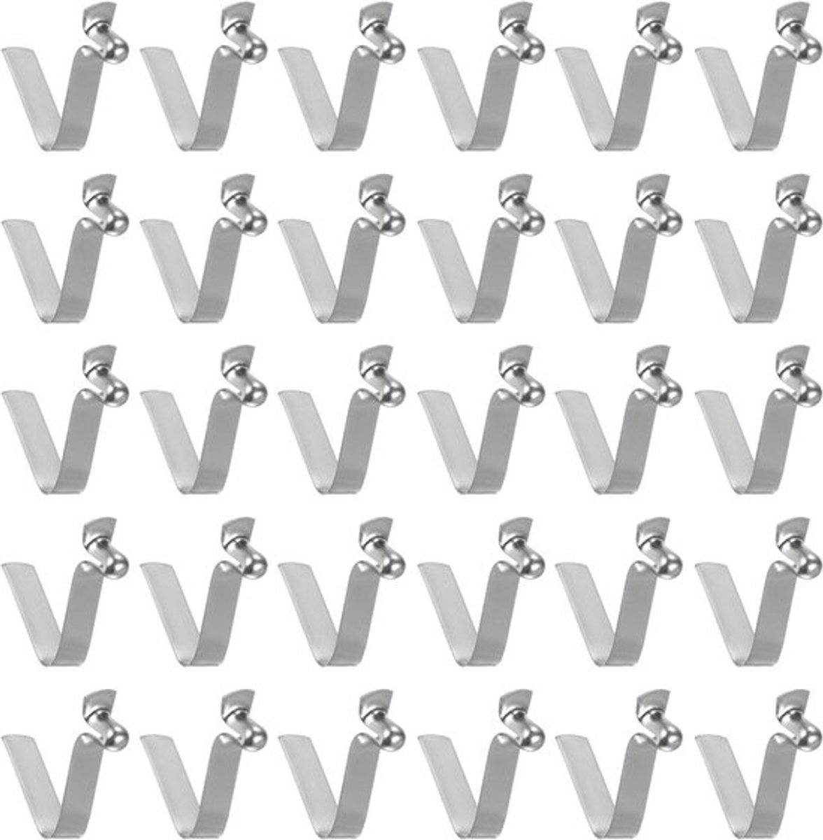 - Kajak peddel snapveerclips - 30 stuks - 3,8 x 5,6 x 16,3 mm - Tent, paraplu, camping