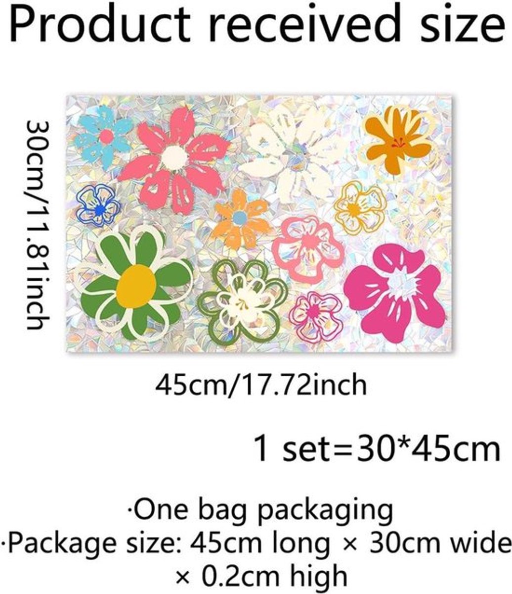 Raamstickers Madeliefjes Motief, Zonnecatcher, Lente Decoratie